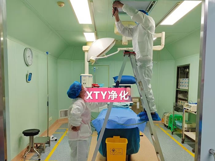 重慶圣佑醫(yī)院手術(shù)室過濾器更換施工